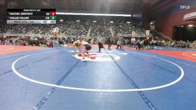 140 lbs 3rd Place Match - Hallie Fuller, Lingle-Ft. Laramie/Southeast vs Rachel Gertsch, Cheyenne Central