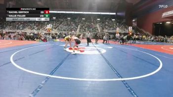 140 lbs 3rd Place Match - Hallie Fuller, Lingle-Ft. Laramie/Southeast vs Rachel Gertsch, Cheyenne Central