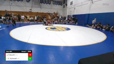 132 lbs Cons. Round 6 - Cole Schmidt, Windsor vs James Fukuchi, Rough House WC