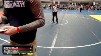 70 lbs Placement (4 Team) - Tanner Poncelet, Z-M (Zumbrota-Mazeppa) vs Christian Miller, St. Peter