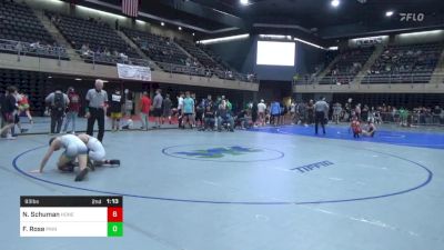 93 lbs Final - Nathan Schuman, Honesdale vs Forest Rose, Princeton