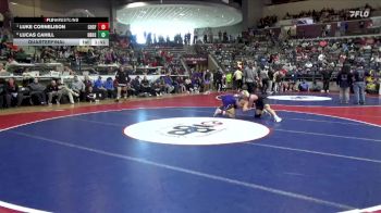 6A 175 lbs Quarterfinal - Luke Cornelison, Catholic High School For Boys vs Lucas Cahill, Har-Ber High School