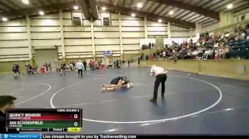 106 lbs Cons. Round 2 - Quincy Benson, Pleasant Grove vs Ian Schoenfield, Syracuse