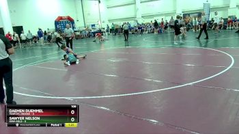 106 lbs Champ Round 1 (16 Team) - Sawyer Nelson, Iowa Gold vs Daemen Duemmel, Team STL Orange