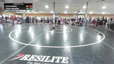 50 lbs Consi Of 4 - Evan Gemmell, Arkport vs Logan Besermin, Forty Fort