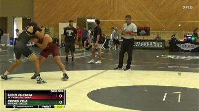 174 lbs Cons. Semi - Aiden Valencia, Victor Valley College vs Steven Ceja, Rio Hondo College