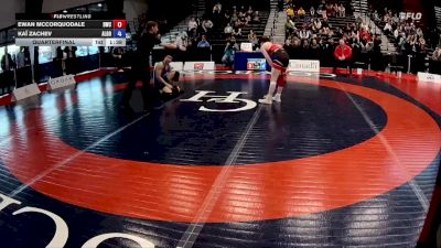 60kg Quarterfinal - Ewan McCorquodale, Dinos Wrestling Club vs Kaï Zachev, Montreal Wrestling Club