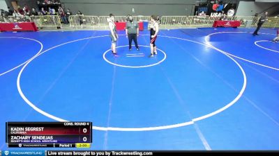 220 lbs Cons. Round 4 - Kadin Segrest, California vs Zachary Sendejas, Righetti High School Wrestling