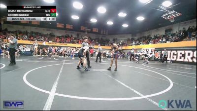 140 lbs Semifinal - Julian Hernandez, Little Axe Takedown Club vs Korbin Ingram, Shelton Wrestling Academy