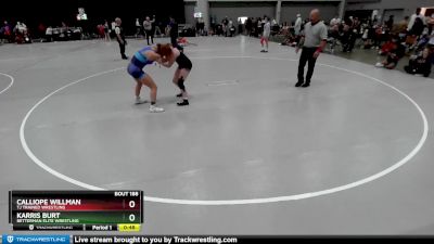 125 lbs Cons. Round 2 - Karris Burt, Betterman Elite Wrestling vs Calliope Willman, TJ Trained Wrestling