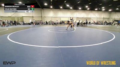 110 lbs Quarterfinal - Dawson Beckley, MOJO Mulisha 14U vs Colin Maynes, Shelton Wrestling Academy 14U