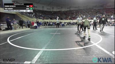 76 lbs Consi Of 16 #2 - Owen Schiltz, Verdigris Youth Wrestling vs Ted Henry, Comanche Takedown Club