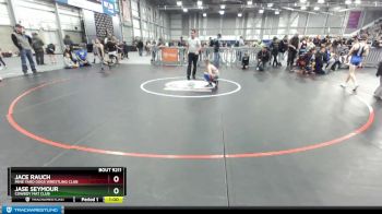 78 lbs Cons. Round 3 - Jace Rauch, Mine Yard Dogs Wrestling Club vs Jase Seymour, Cowboy Mat Club