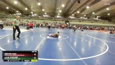 75 lbs Quarterfinal - Louie Kuelker, Bonhomme Wrestling-AAA  vs Trevor Cole, Eierman Elite Wrestling Club-AA