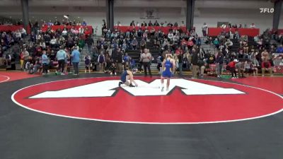 105 lbs 1st Place Match - Kenadee Helscher, Wapello vs Emily Sieren, English Valleys