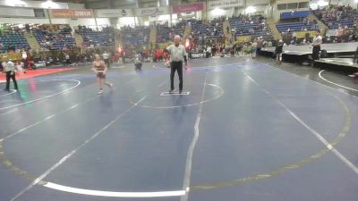 90 lbs Consi Of 16 #1 - Wesley Agone, Windsor Middle School vs Traeston Cloward, Rifle