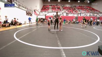 52 lbs Consolation - Arielle Wylie, Tuttle Wrestling vs Kase Hood, Weatherford Youth Wrestling