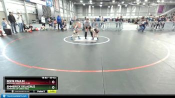 60-62 lbs Round 1 - Rome Paulin, Buzzsaw Wrestling Club vs Emmerick DeLaCruz, Warriors Of Christ WOC