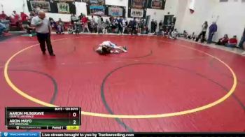 126 Boys Champ. Round 1 - Aron Mayo, Litt Wrestling vs Aaron Musgrave, County Line Rivals