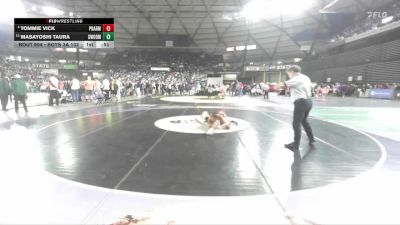 Boys 3A 132 lbs Cons. Round 6 - Tommie Vick, Prairie vs Masayoshi Taura, Shorewood
