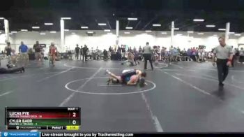 120 lbs Round 1 (8 Team) - Lucas Fye, Steller Trained Gold vs Cyler Baer, Proper-ly Trained