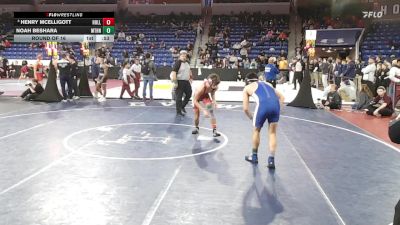 150 lbs Round Of 16 - Henry McElligott, Holliston vs Noah Beshara, Methuen