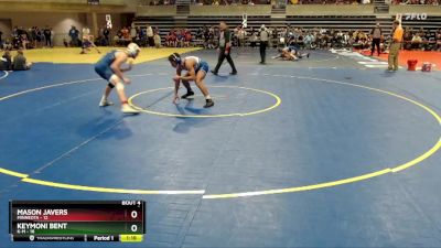 150 lbs Placement (4 Team) - Keymoni Bent, K-M vs Mason Javers, Minneota