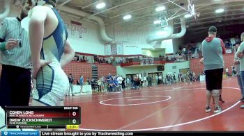 120 lbs Quarterfinal - Cohen Long, Invicta Wrestling Academy vs Drew Zuckschwerdt, Club Madison
