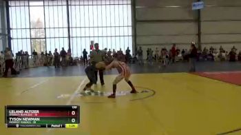 130 lbs Round 2 - Tyson Newman, Midwest Maniacs vs Leland Altizer, Dynasty Ruthless