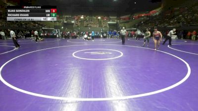 152 lbs Consi Of 16 #1 - Elias Gonzales, Sanger vs Richard Evans, Liberty (Madera)