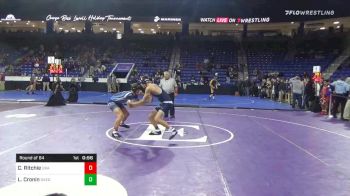 152 lbs Prelims - Cameron Ritchie, Dracut vs Liam Cronin, Needham