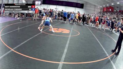 115 lbs Cons. Round 3 - Matt Harrington, Bad Karma Wrestling Club vs Nicholas Cysewski, Illinois