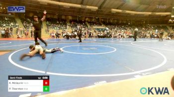 83 lbs Semifinal - Kadan Mclaurin, Tulsa North Mabee Stampede vs Parker Thornton, Raw Wrestling Club