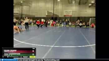 100 lbs Round 1 (6 Team) - Cale Vandermark, Iowa Blue vs Quinn Zegers, Nebraska Silver