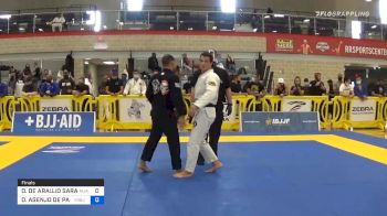 DIEGO DE ARAUJO SARAIVA vs DIEGO ASENJO DE PAULA 2020 Austin International Open IBJJF Jiu-Jitsu Championships