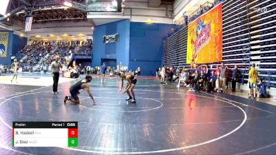 120 lbs Prelim - Juan Diaz, Nazareth vs Brady Haskell, Phillips Academy