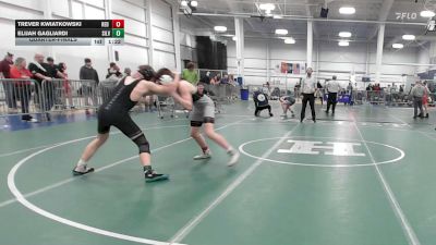 136 lbs Quarterfinal - Trever Kwiatkowski, Red Roots WC vs Elijah Gagliardi, Silverback WC