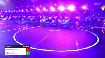 102 lbs Consi Of 4 - Gunner Thompson, Western Nebraska Elite vs Enrique Tellez Jr, Maize WC