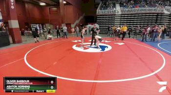 102 lbs Cons. Round 2 - Ashton Horning, Sheridan Wrestling Club vs Oliver Barbour, Cowboy Kids Wrestling Club