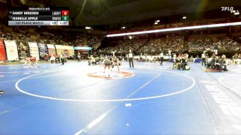 105 Class 2 lbs 1st Place Match - Isabelle Apple, Francis Howell North vs Sandy Breeden, Liberty