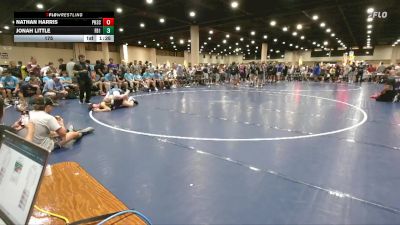 175 lbs Round 4 (6 Team) - Nathan Harris, Powerhouse vs Jonah Little, Funky Boyz
