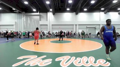 285 lbs 5th Place Match - Martin Thomas, AL vs Jakari Johnson, FL