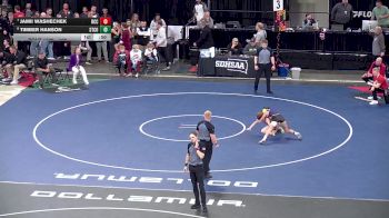100 lbs Cons. Round 3 - Jamii Washechek, Rapid City Central vs Timber Hanson, Stanley County
