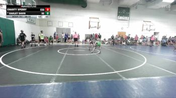 69-75 lbs Cons. Semi - Oakley Davis, Iguanas Wrestling Club vs Charity Sperry, VICTORY