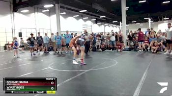 130 lbs Round 1 (8 Team) - Wyatt Boice, Iron Horse vs Dominic Manna, Rebellion