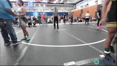 135 lbs Consolation - Quetzali Salas, Standfast vs Kiya Hartfield 3, OKC Saints Wrestling