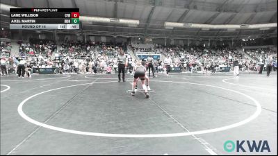 66 lbs Round Of 16 - Lane Willison, Coweta Tiger Wrestling vs Axel Martin, IRONMEN Wrestling Club
