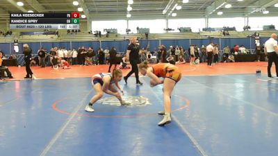 120 lbs 3rd Place - Kaila Keesecker, PA vs Kandice Spry, OH
