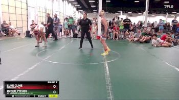 120 lbs Round 3 (4 Team) - Luke Cline, Rebellion vs Ryder Zychek, U2 Upstate Uprising 2.0