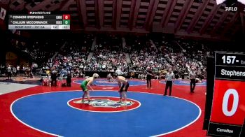 157-6A Cons. Round 3 - Callum McCormack, Buford HS vs Connor Stephens, Carrollton